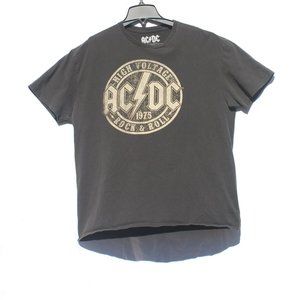ACDC High Voltage Rock & Roll Graphic Band Tee  XL